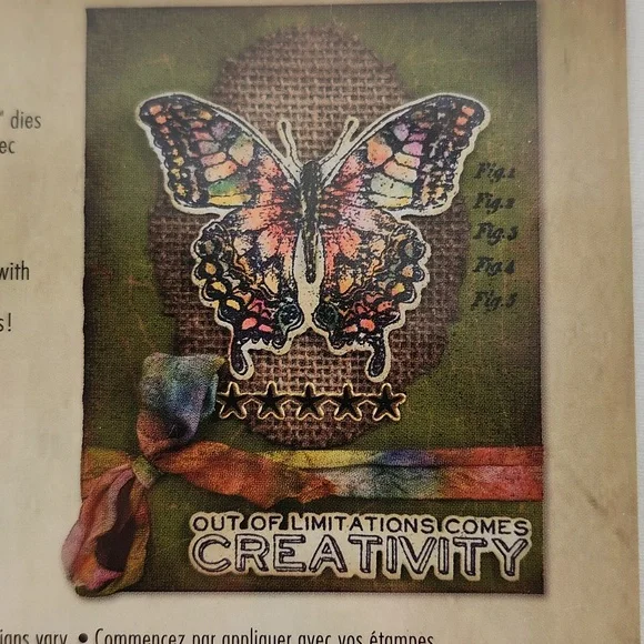 Sizzix Framelits with Stamps (barely used) - Tim Holtz Alterations collection - Picture 14 of 16